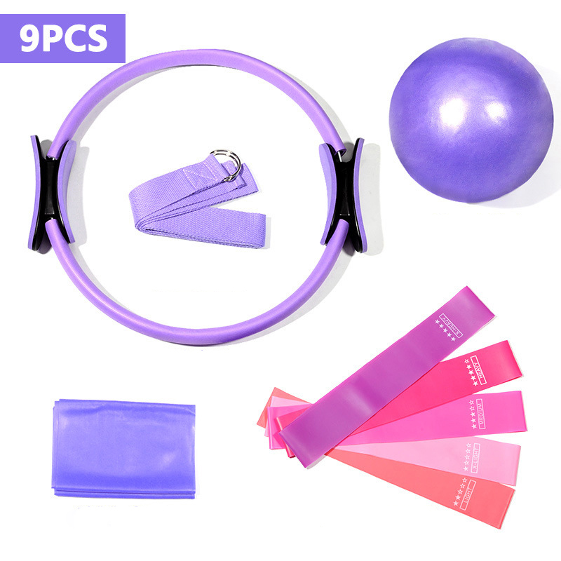 Pilates Yoga Combined - Pilates Slak Set Vijfdelige Set Yoga