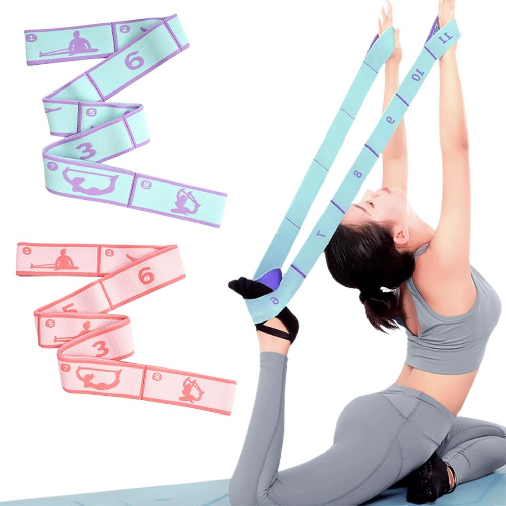 Pilates Yoga For Beginners - Weerstandsband Yoga Extra stretchriem Latijnse trainingsbanden