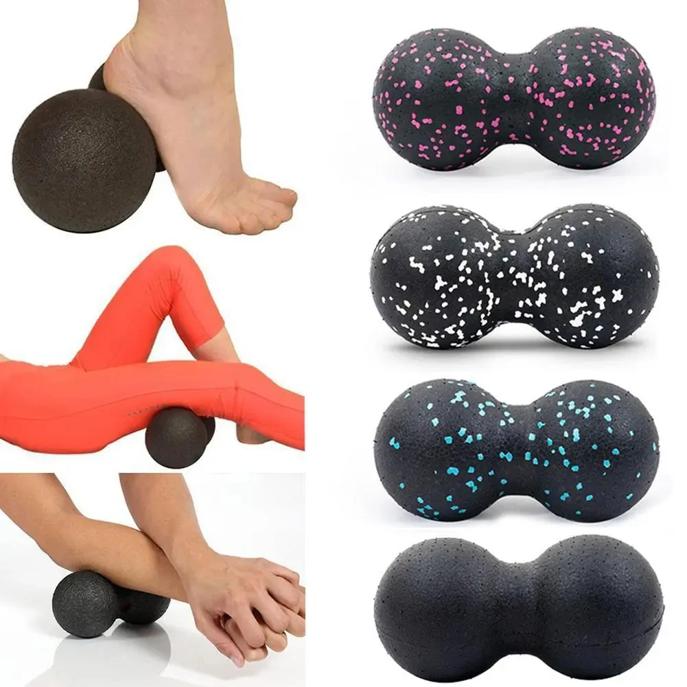 Pilates Yoga Ball - Yoga Massage Rollerbal Peanut Double Lacrosse