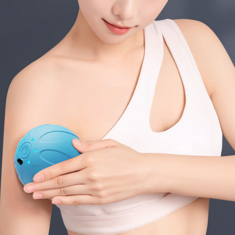 Pilates Yoga Ball - Nieuwe vibrerende massagebal, handzame dieptewerende massageapparaat,