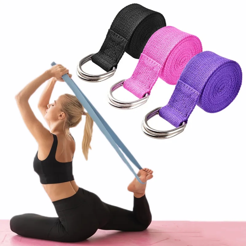 Pilates Yoga Circle - 183*3.8cm Yoga Band Katoen Oefening Yoga