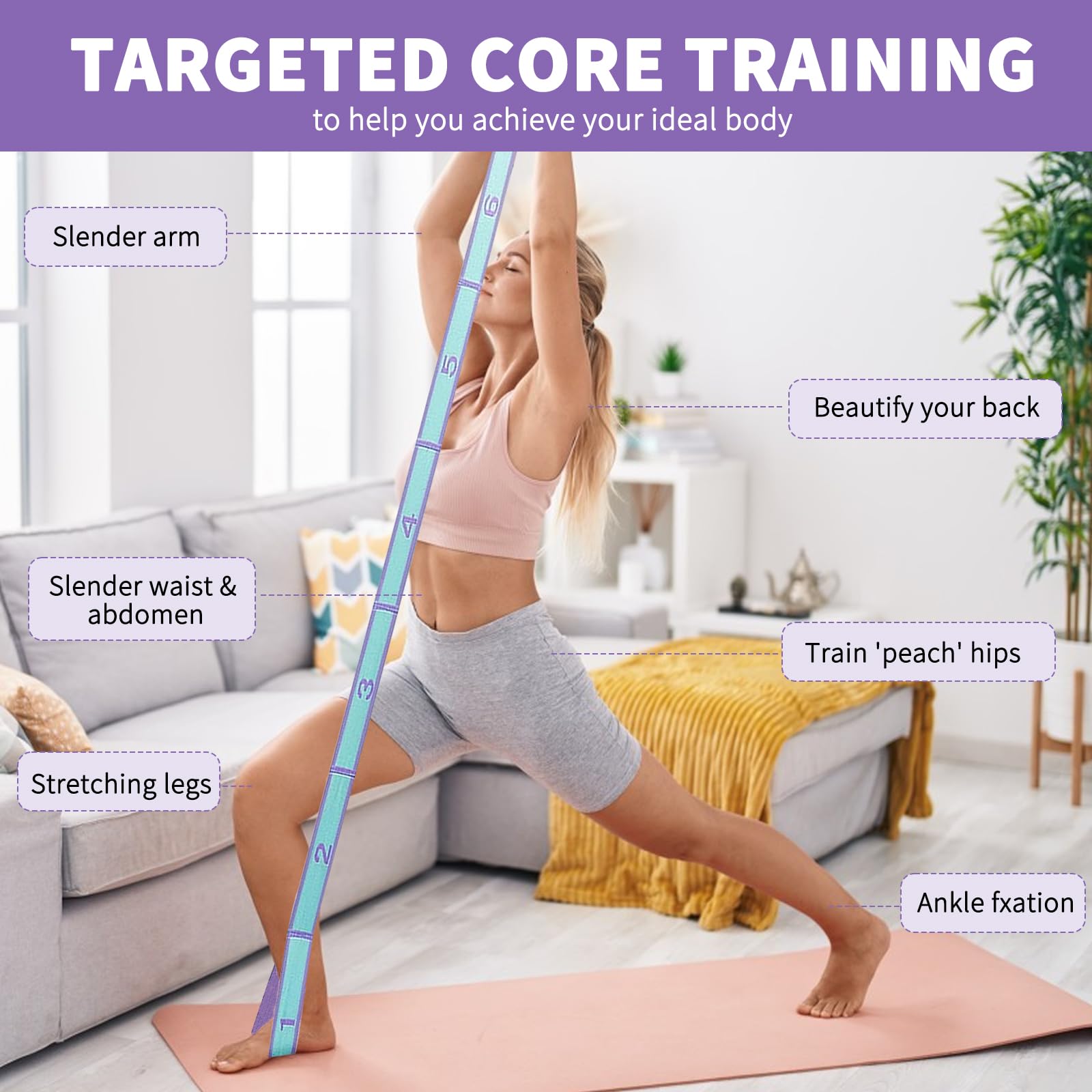 Afslankende weerstandsband Yog - Pilates Yoga For Beginners recensie en prijs