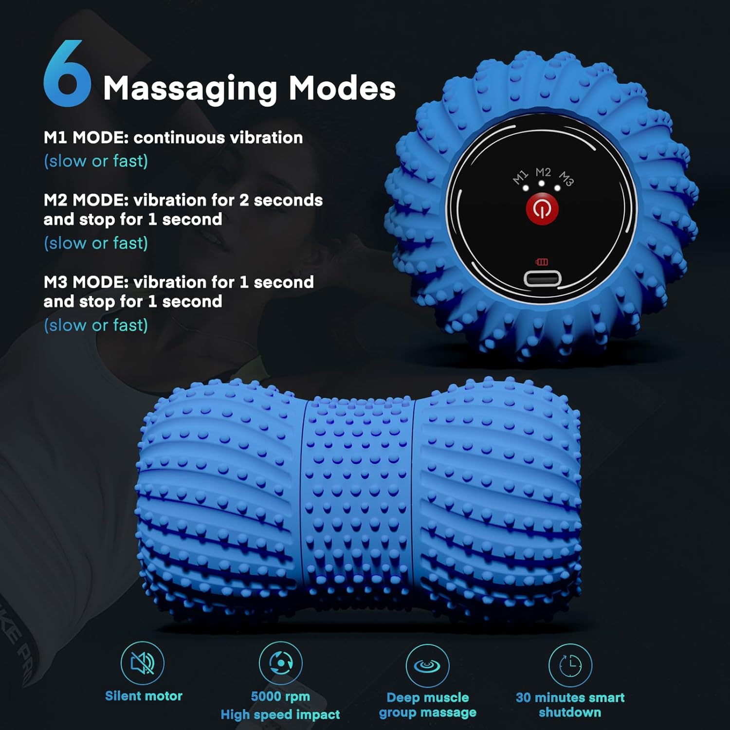 2-in-1 vibrerende pinda-massag - Pilates Yoga Ball recensie en prijs