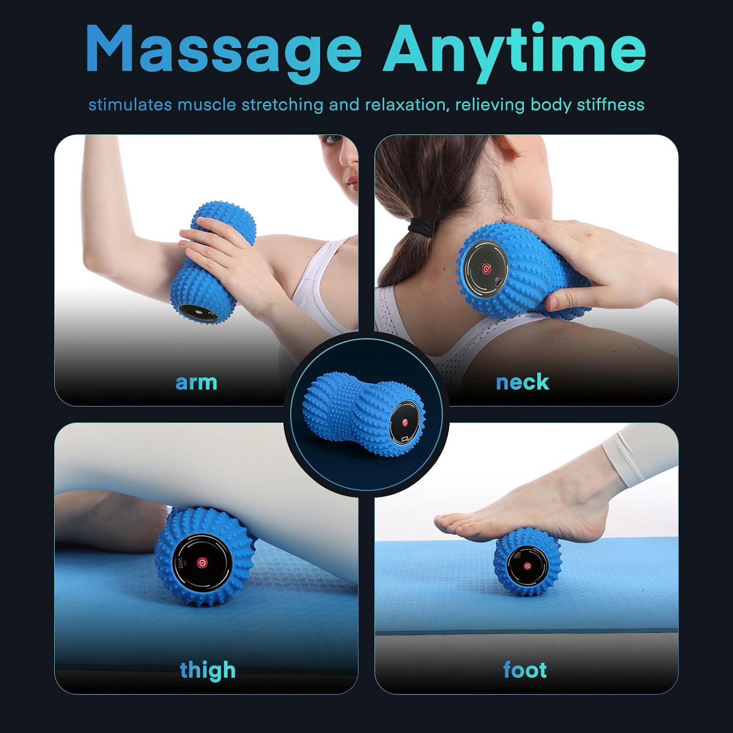 2-in-1 vibrerende pinda-massag - Pilates Yoga Ball recensie en prijs