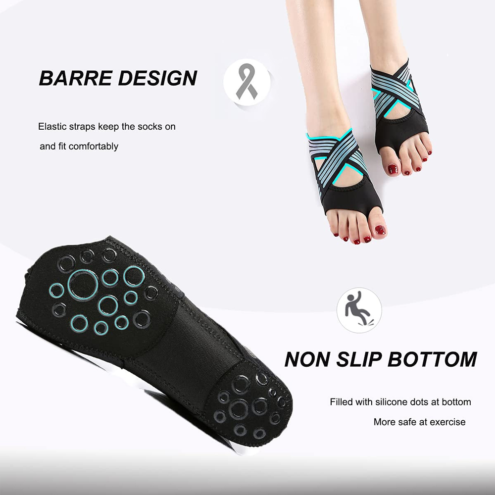1 Paar Dames Antislip Sokken Z - Pilates Yoga Ball recensie en prijs