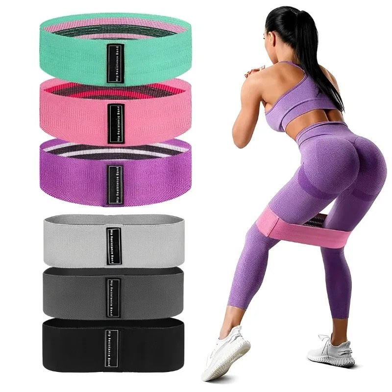 3 stuks stoffen weerstandsband - Pilates Yoga Circle recensie en prijs