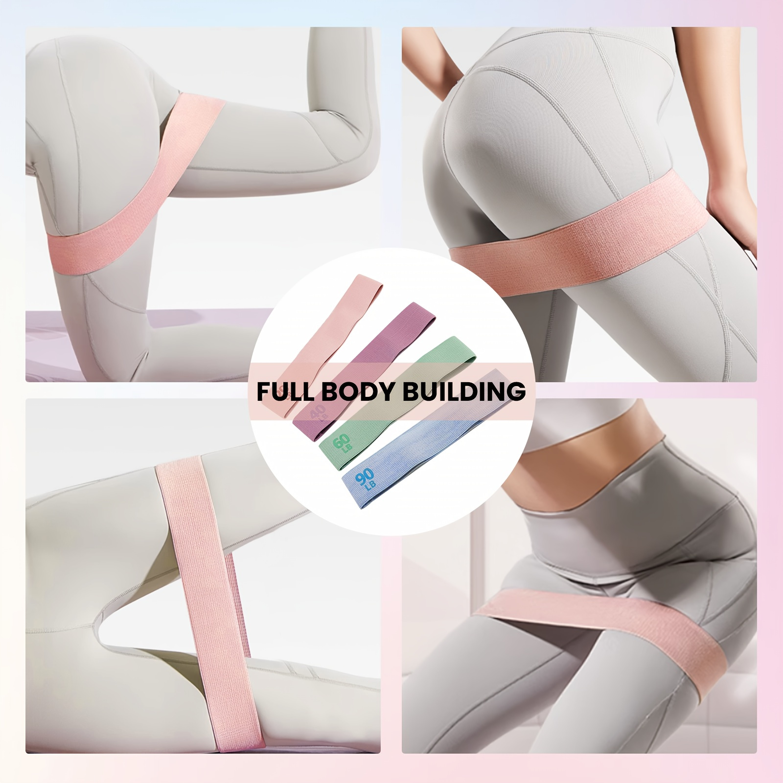 4-delige weerstandsbandencombi - Pilates Yoga Combined recensie en prijs